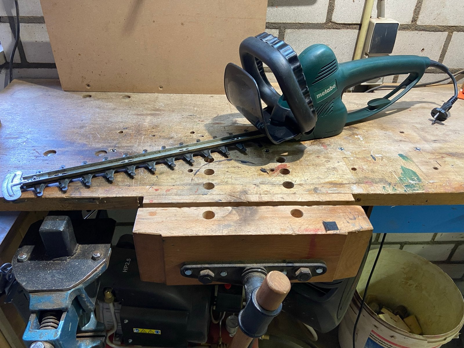 Metabo HS 45 Heggenschaar - Elektrisch, 450W, Ophalen of Verzenden, Gebruikt, Elektrisch