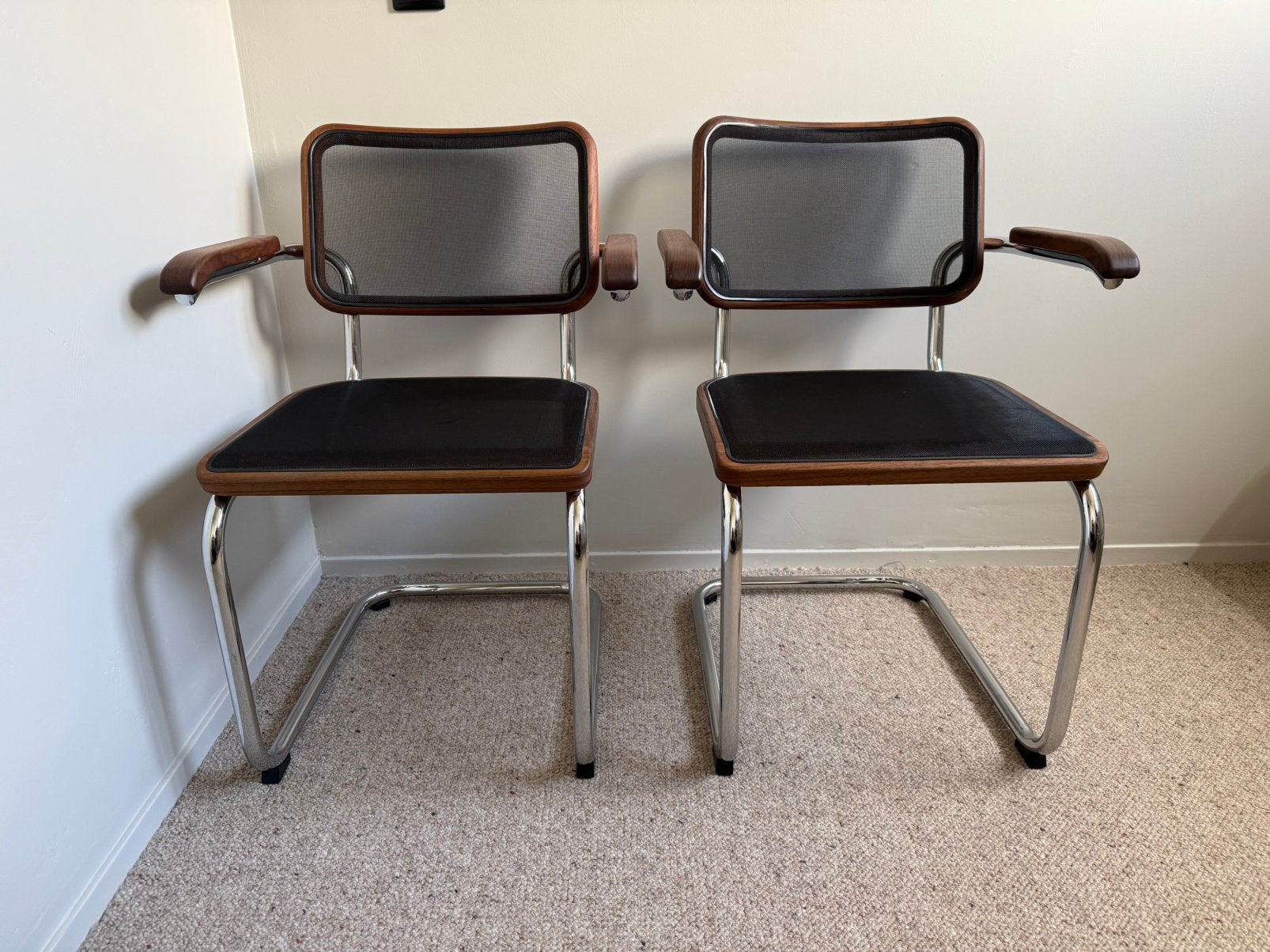 2 thonet s64 N stoelen, Huis en Inrichting, Stoelen, Ophalen, Zo goed als nieuw, Bruin