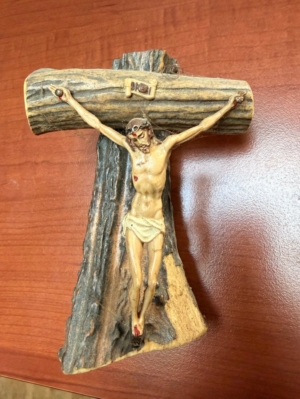 Antiek crucifix - Christus aan het kruis, Ophalen of Verzenden