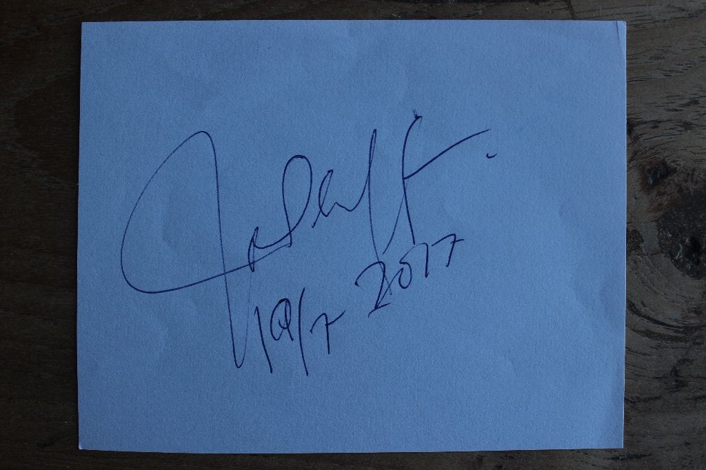 ABBA/ Janne Schaffer (gitarist) - Handtekening!!, Ophalen of Verzenden, Nieuw, Foto of Kaart, Gesigneerd