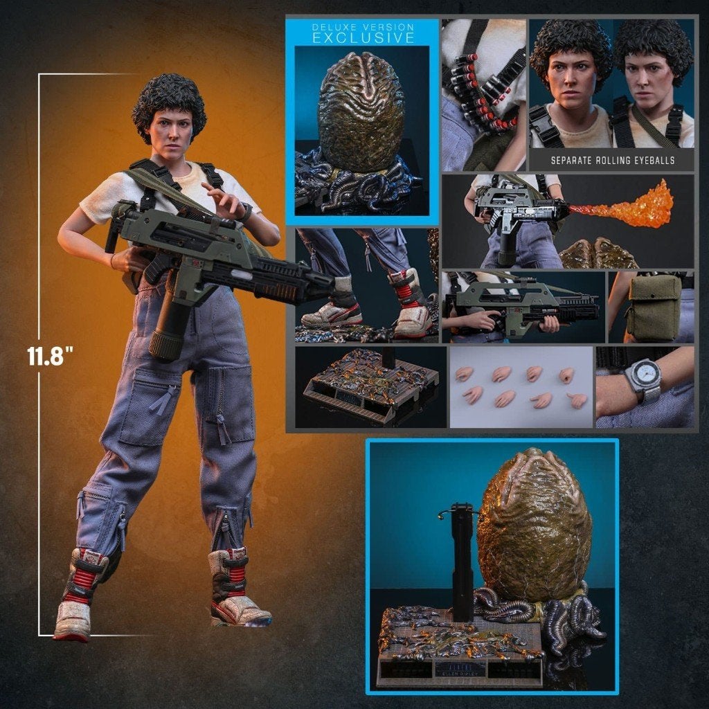 Hot Toys MMS895 Aliens Ellen Ripley Deluxe Version, West Campus 1 76863 Herxheim (DE), Actiefiguur of Pop, Heo GmbH, Nieuw