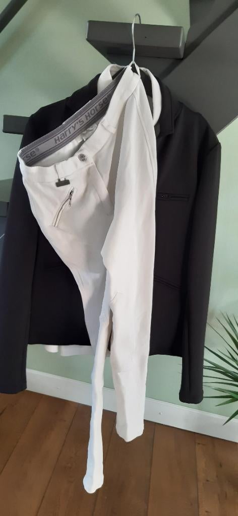 Harry's Horse witte paardrijbroek maat 176, Dieren en Toebehoren, Gebruikt, Kinderen, Overige soorten, Ophalen of Verzenden