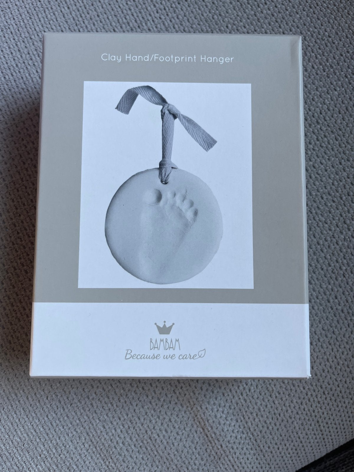 BAMBAM Clay Hand/Footprint Hanger - Herinneringsset Baby, Ophalen of Verzenden, Nieuw