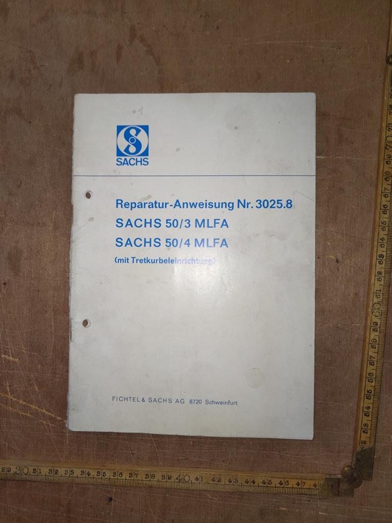 Werkplaats handleiding Sachs 50/3. MLFA, Fietsen en Brommers, Handleidingen en Instructieboekjes, Ophalen of Verzenden