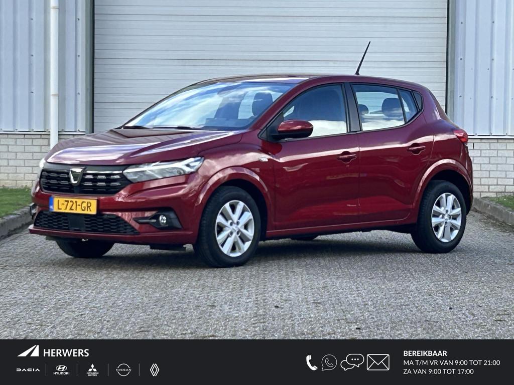 Dacia Sandero 1.0 Comfort Automaat / Trekhaak / Achteruitrij, Auto's, Stof, Gebruikt, Euro 6, 49 €/maand