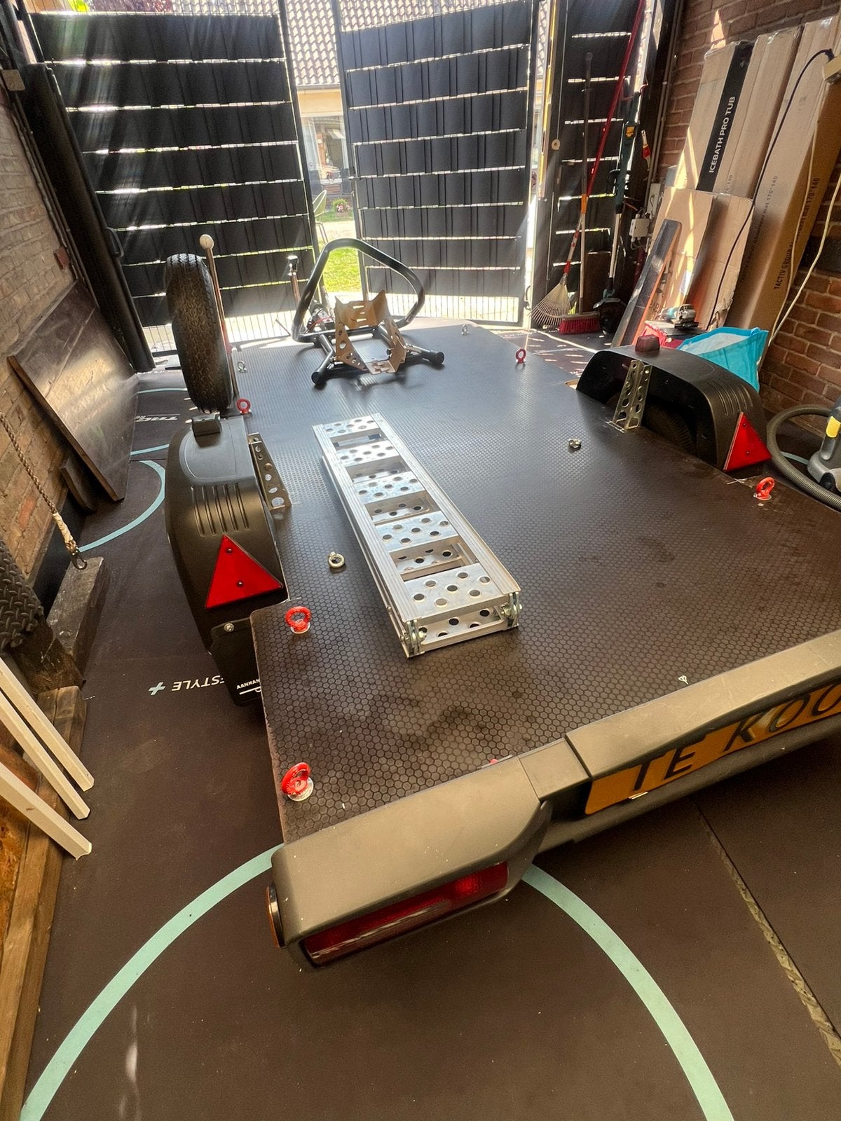 Motor aanhanger voor Harley fat boy oplooprem, Ophalen of Verzenden, Zo goed als nieuw
