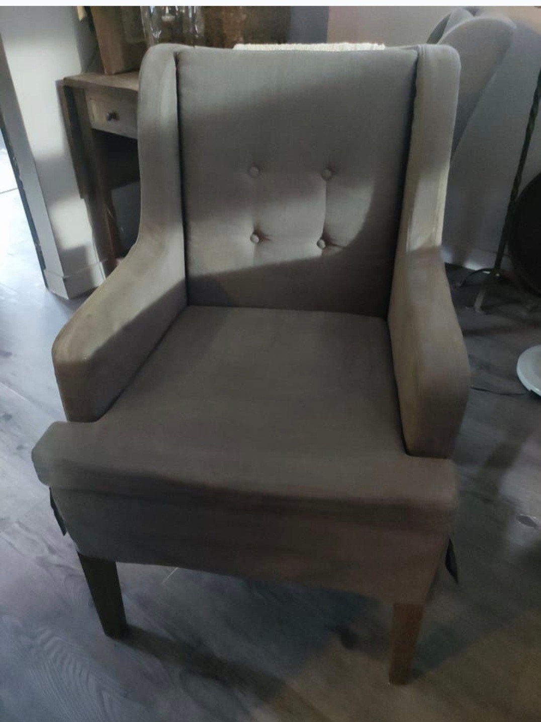 Ik zoek deze stoel heb er maar 1 nodig met grijze bekleding, Ophalen of Verzenden, 75 tot 100 cm