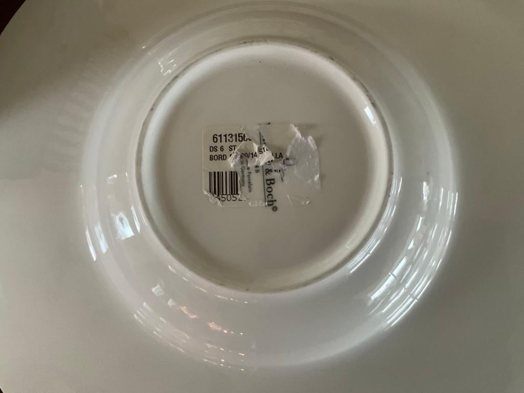 VILLEROY&BOCH STELLA/diepbord /nieuw, Huis en Inrichting, Keuken | Servies, Nieuw, Ophalen of Verzenden, Bord(en), Effen