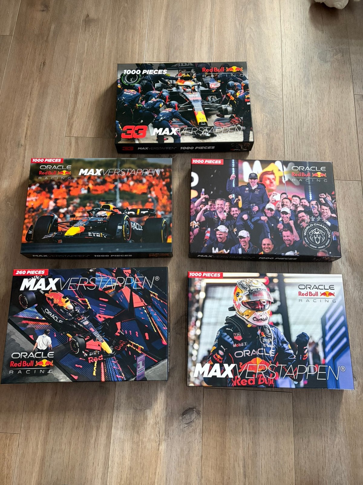 Max verstapen puzzels, Ophalen of Verzenden, 500 t/m 1500 stukjes, Zo goed als nieuw, Legpuzzel