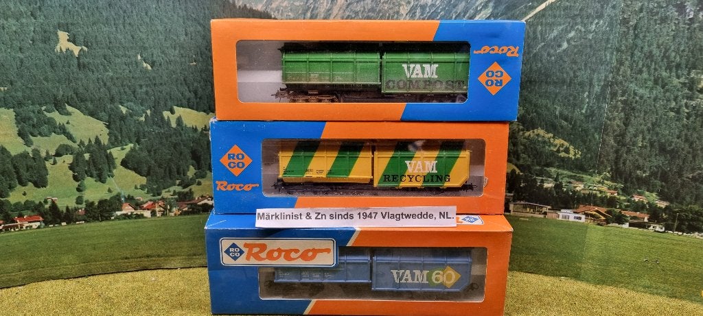 NS 3x VAM wagons in doos onbespeeld voor Marklin, Hobby en Vrije tijd, Wisselstroom, Analoog, Ophalen of Verzenden, Märklin