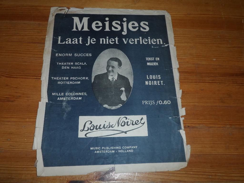 Meisjes laat je niet verleien - louis noiret, Zang, Gebruikt, Ophalen of Verzenden, Artiest of Componist
