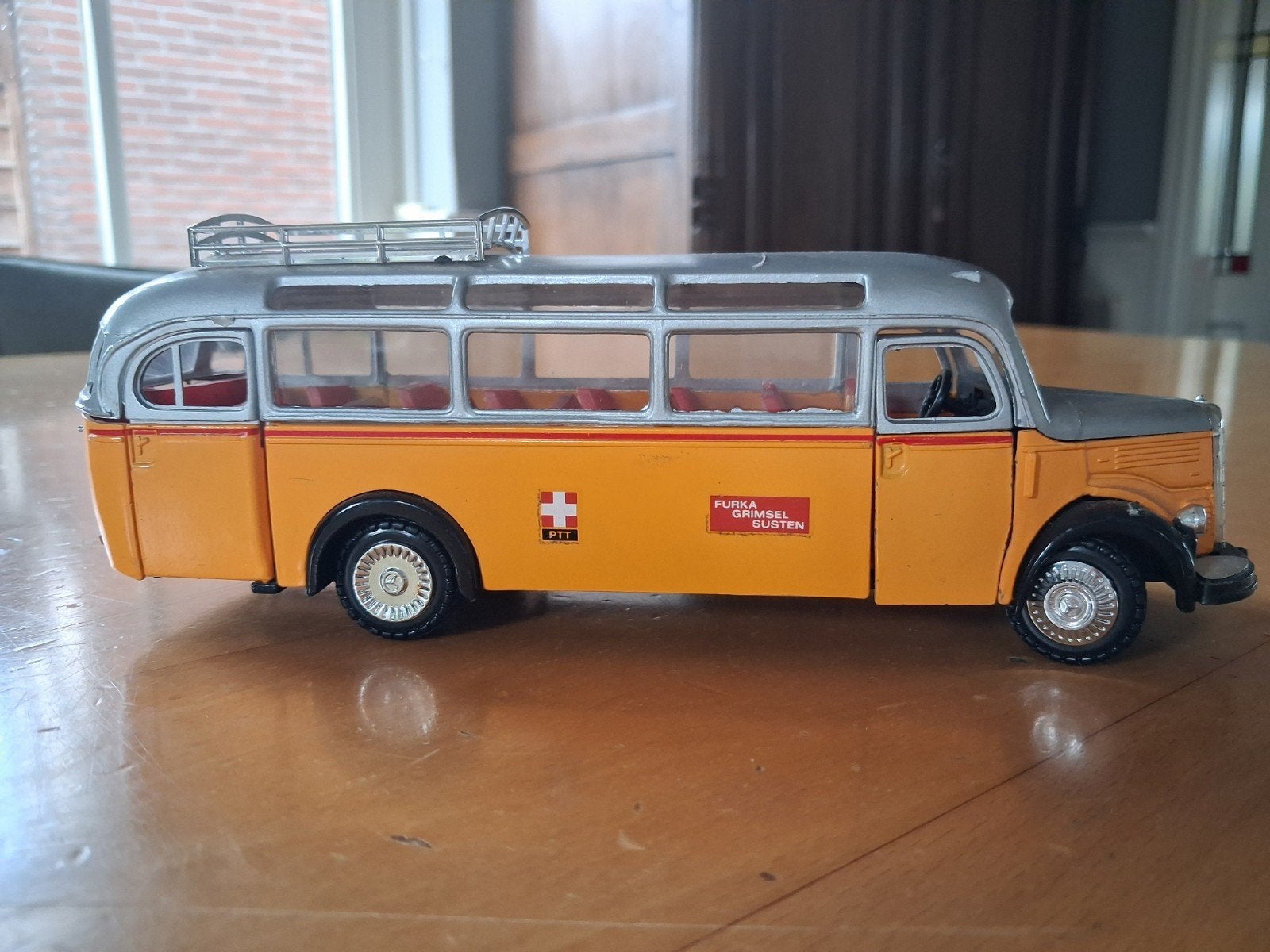 NZG Modelle Mercedes Benz Omnibus O 3500 - PTT Bus, Overige merken, Gebruikt, 1:32 tot 1:50, Overige typen