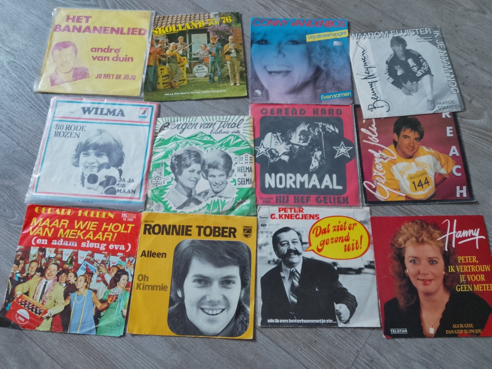 45 toeren singles Hollands, Ophalen of Verzenden