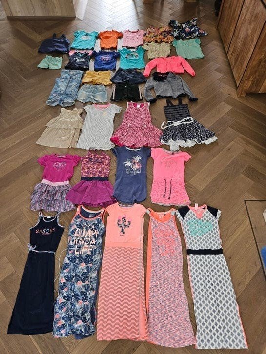 Kledingpakket 32 items, Kinderen en Baby's, Kinderkleding | Maat 110, Gebruikt, B-nosy, Meisje, Ophalen of Verzenden
