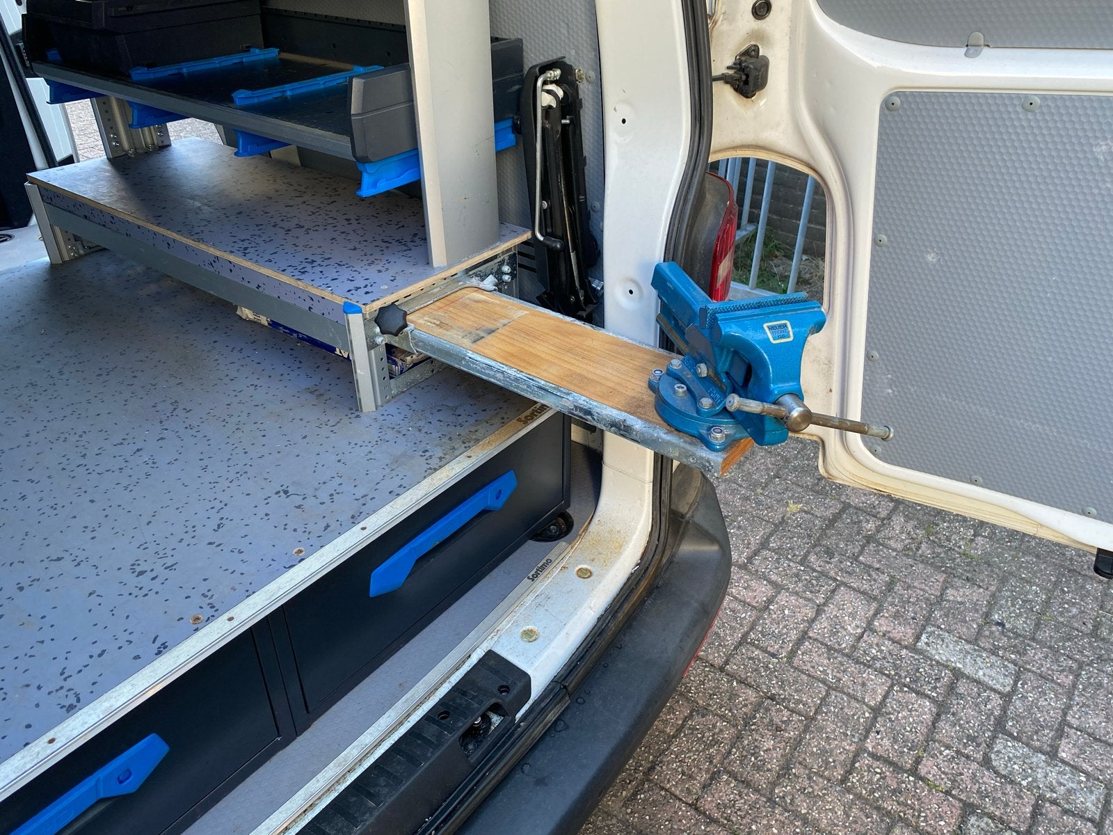 Sortimo bedrijfswageninrichting voor VW Transporter L1H1, Archief en Opbergen, Ophalen, Gebruikt, Inrichting