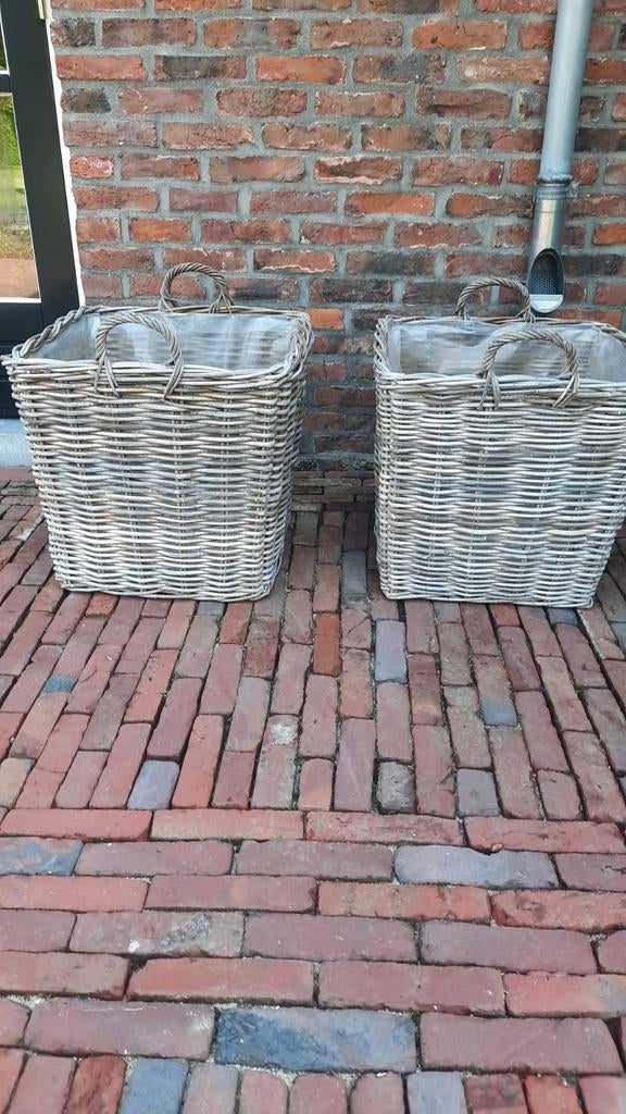 Rotan plantenmand., Ophalen, Overige materialen, Minder dan 30 cm, Minder dan 60 cm