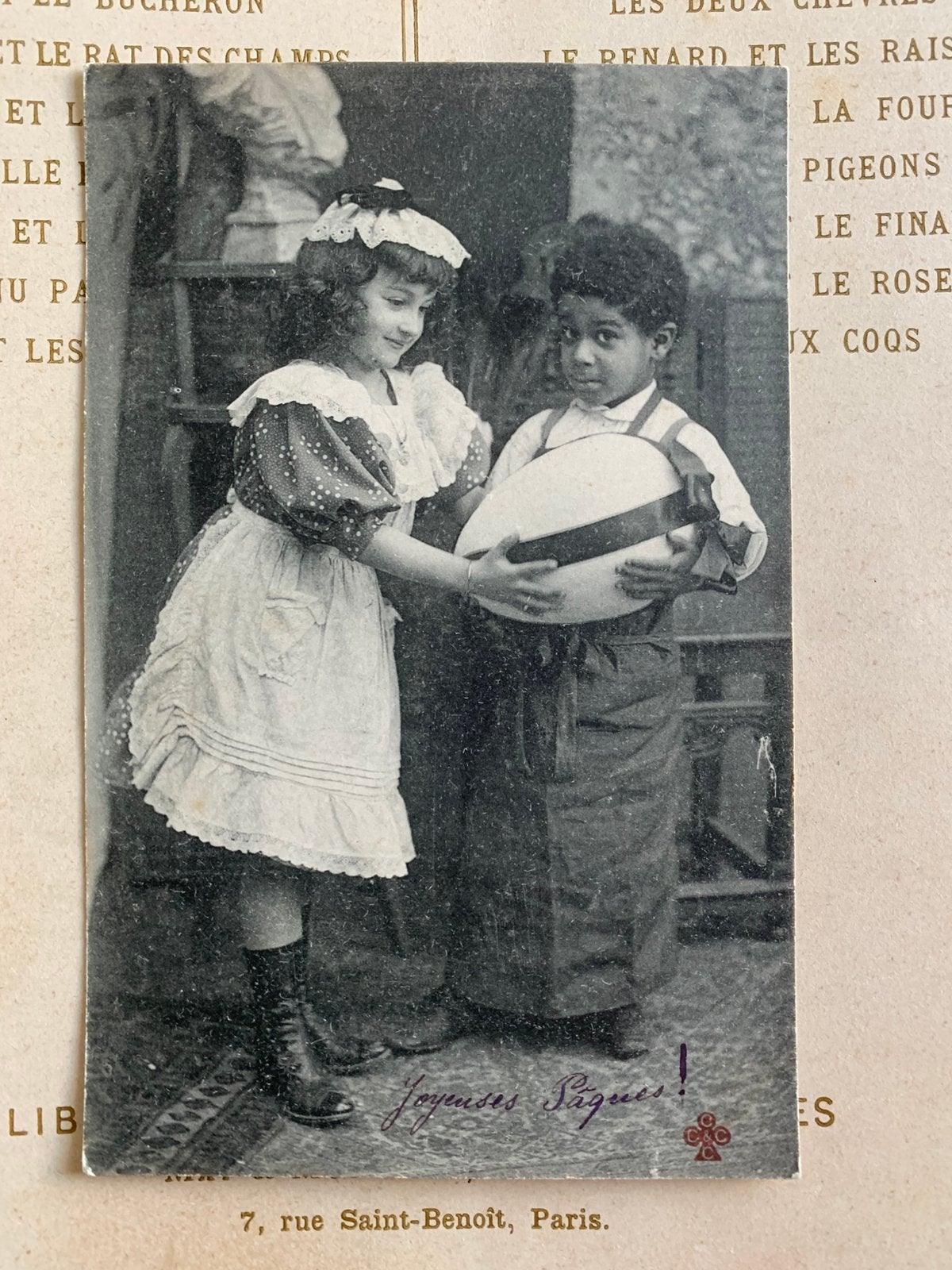 1904 Twee kindjes en een paasei (VB), Ophalen of Verzenden, Voor 1920, Gelopen, Feest(dag)