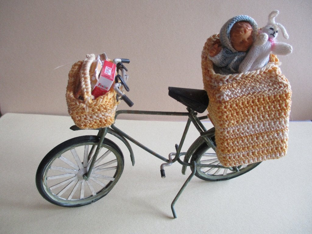 poppenhuis fiets met acc., Ophalen of Verzenden, Zo goed als nieuw, Decoratie