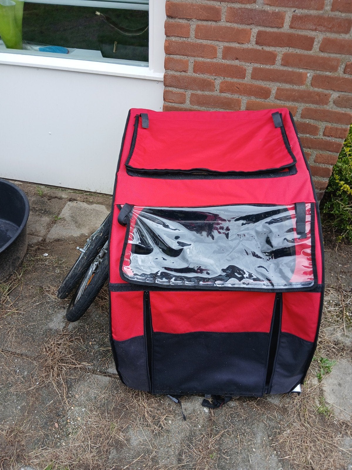 fietskar, Dieren en Toebehoren, Overige merken, Ophalen, Zo goed als nieuw, Hondenfietskar