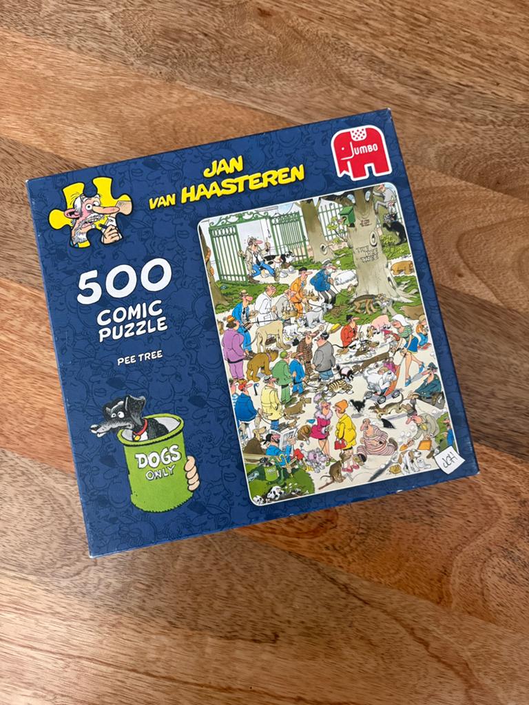 Puzzel Jan van Haasteren | Pee tree, 500st, Ophalen, 500 t/m 1500 stukjes, Zo goed als nieuw, Legpuzzel