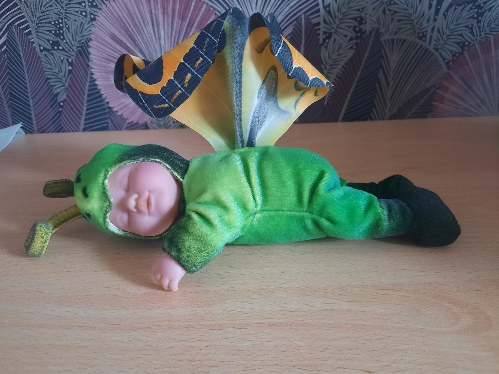 Anne Geddes pop vlinder, Verzamelen, Poppen, Ophalen of Verzenden, Zo goed als nieuw, Pop