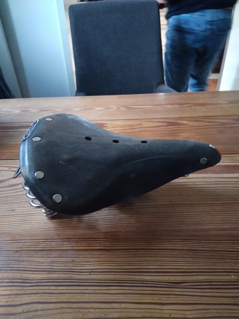 Brooks B66s leren zadel., Fietsen en Brommers, Ophalen, Gebruikt, Brooks B66s leren zadel.