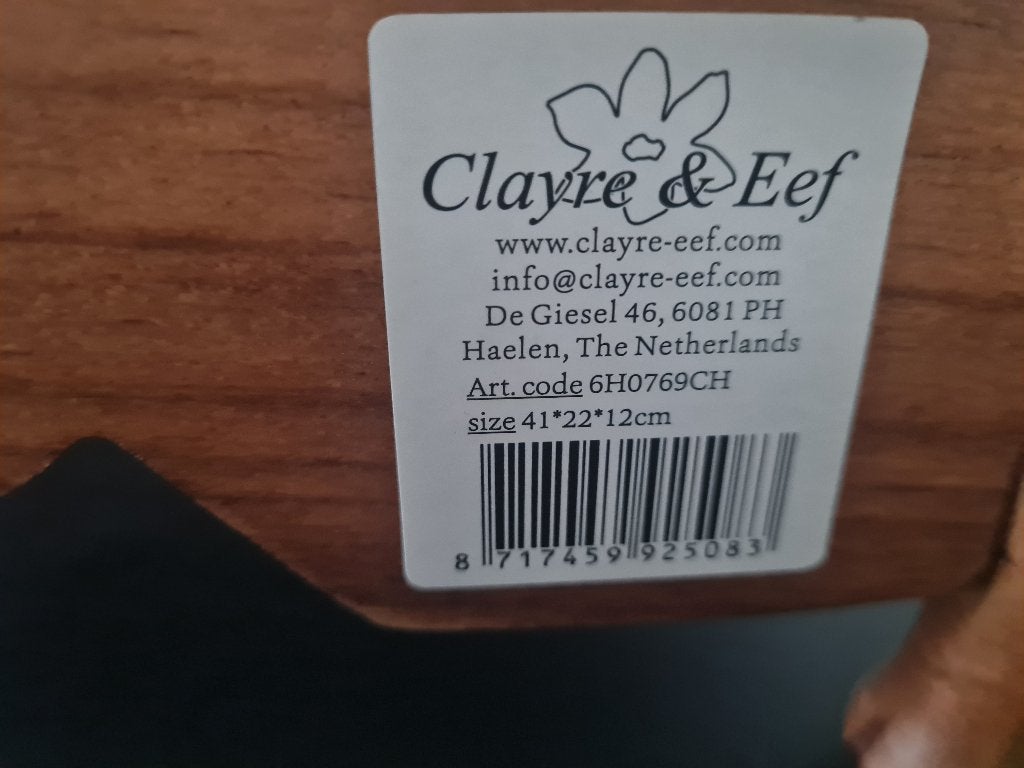 Voederbakje voor hond of kat Clayre & Eef, Dieren en Toebehoren, Heikant 21 Kaatsheuvel, Belle Vieille Brocante, Nieuw, Ophalen of Verzenden