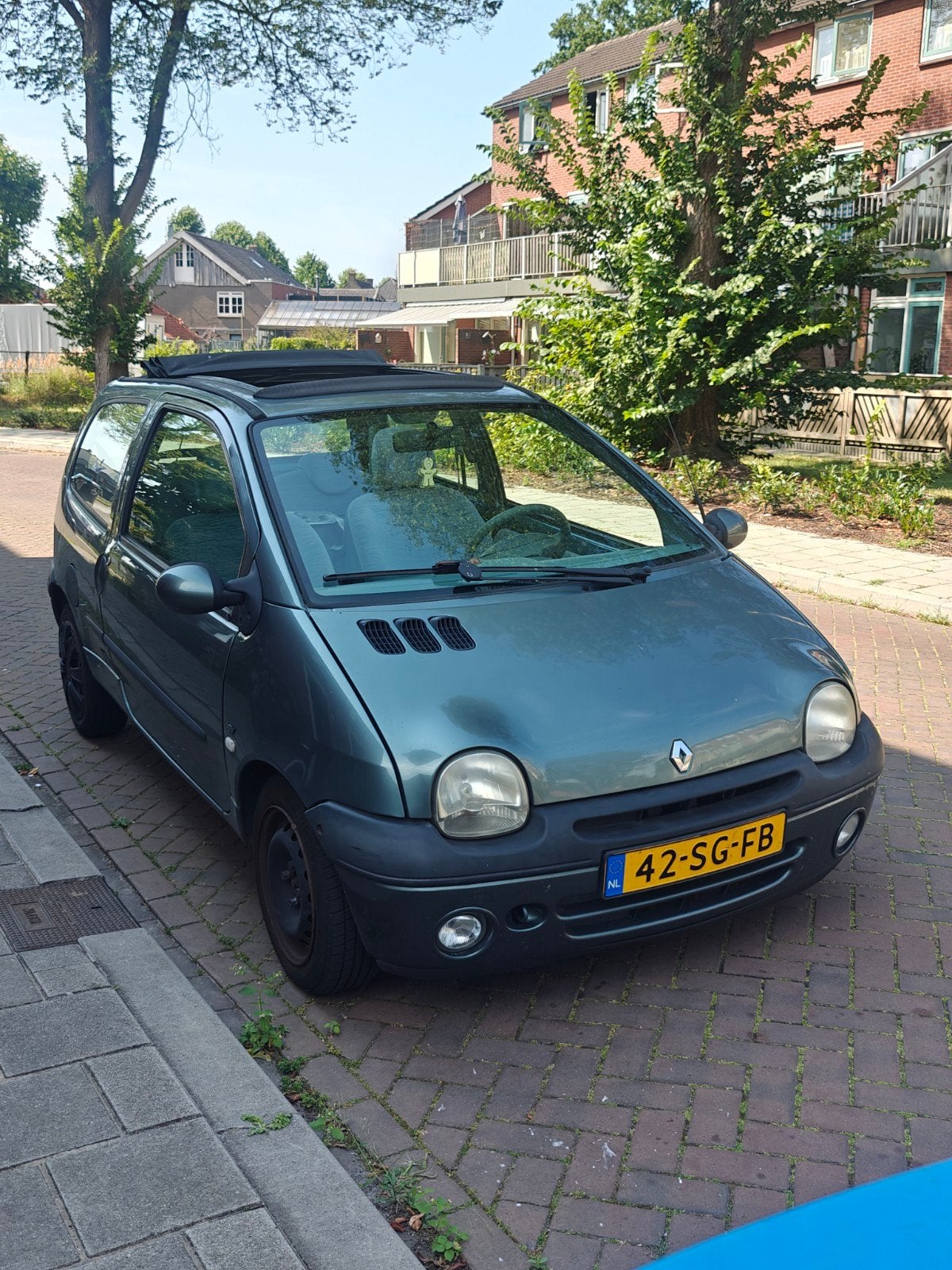 Renault Twingo 1.2 55KW Auth E3 2005 Groen, Auto's, Renault, Voorwielaandrijving, 4 cilinders, 4 stoelen, Origineel Nederlands