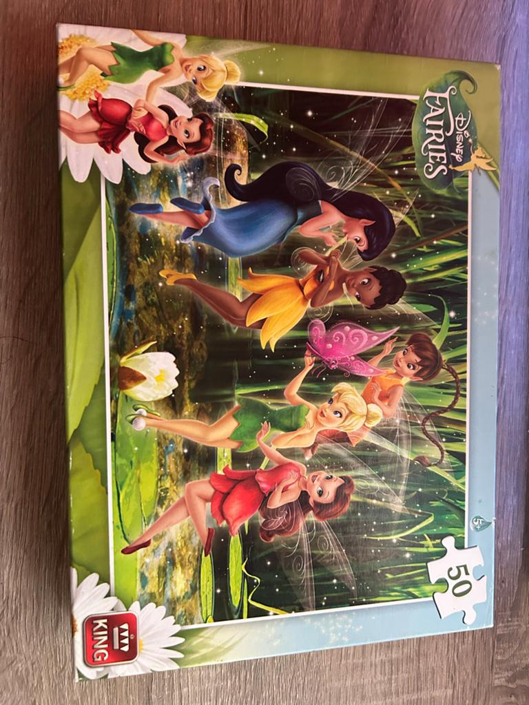 Disney Fairies puzzel 50 stukjes - Tinkerbell en vrienden, Ophalen of Verzenden, 10 tot 50 stukjes, Gebruikt