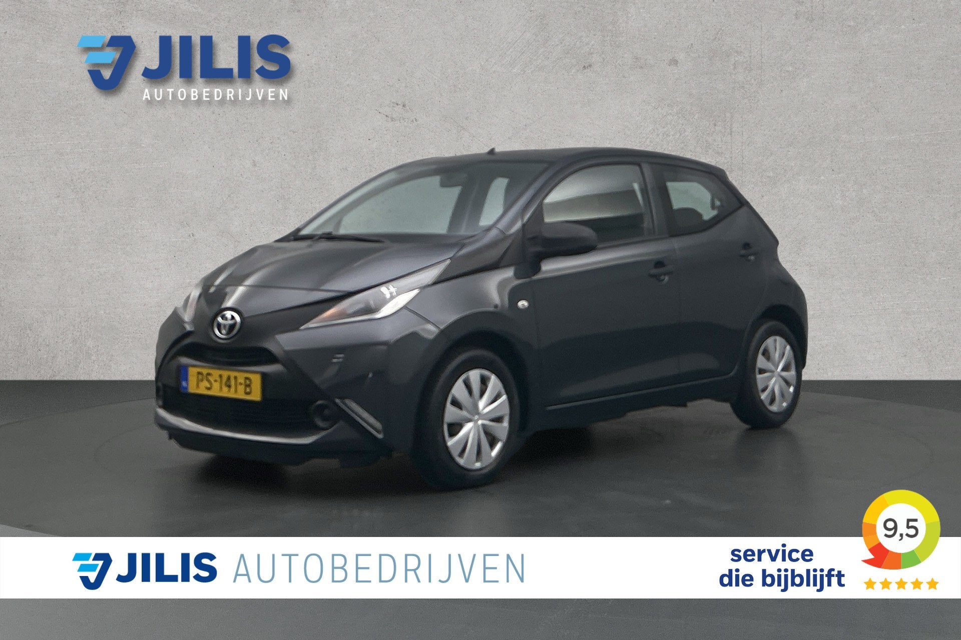 Toyota Aygo 1.0 VVT-i x-fun | Airco | 5-deurs | Elektrische, Auto's, Toyota, Voorwielaandrijving, 12 maanden, Stof, Gebruikt