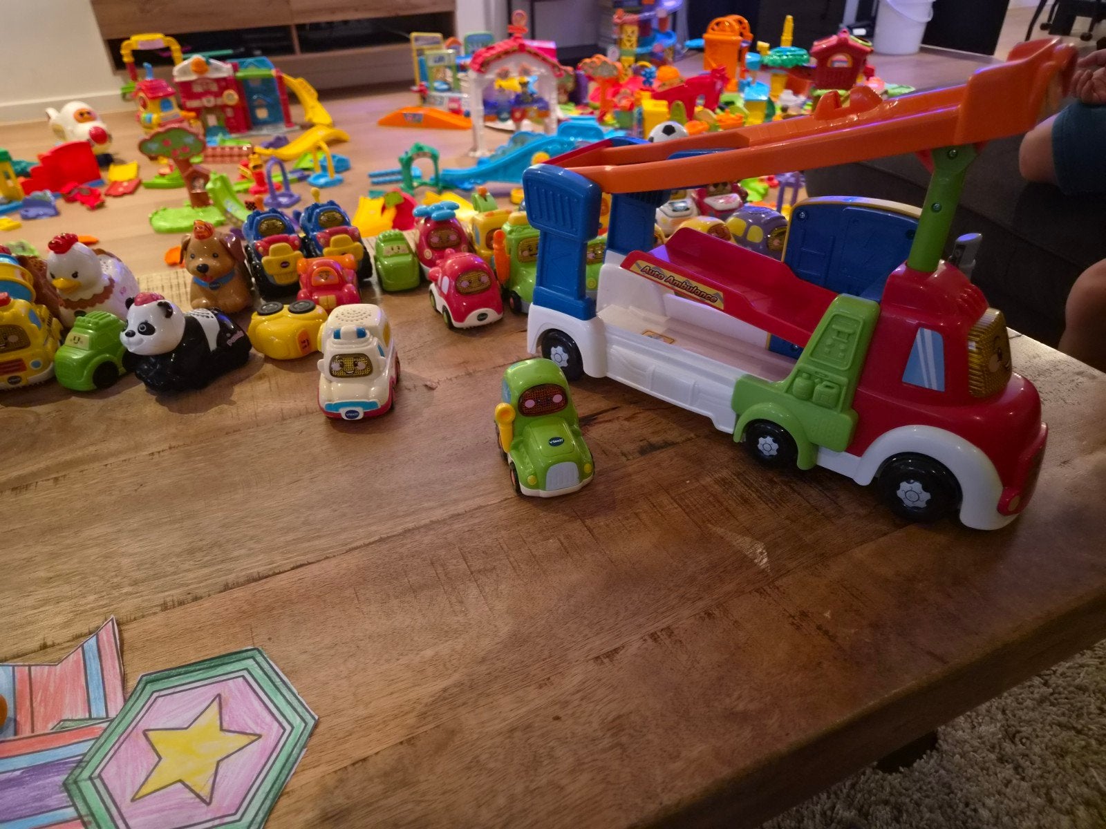 Grote VTech Toet Toet Auto's en Zoef Zoef Dieren collectie, Ophalen, Gebruikt, Overige typen, Met licht