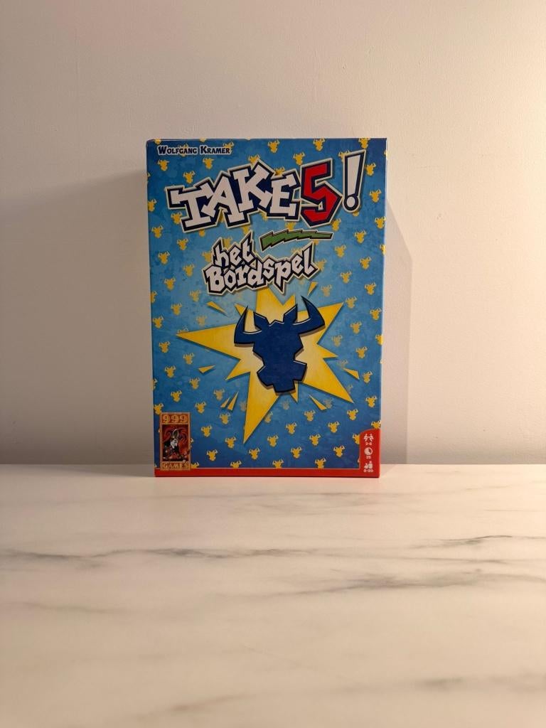 Take 5 (NL) Bordspel - 999Games, Hobby en Vrije tijd, Gezelschapsspellen | Bordspellen, Zo goed als nieuw, Ophalen of Verzenden