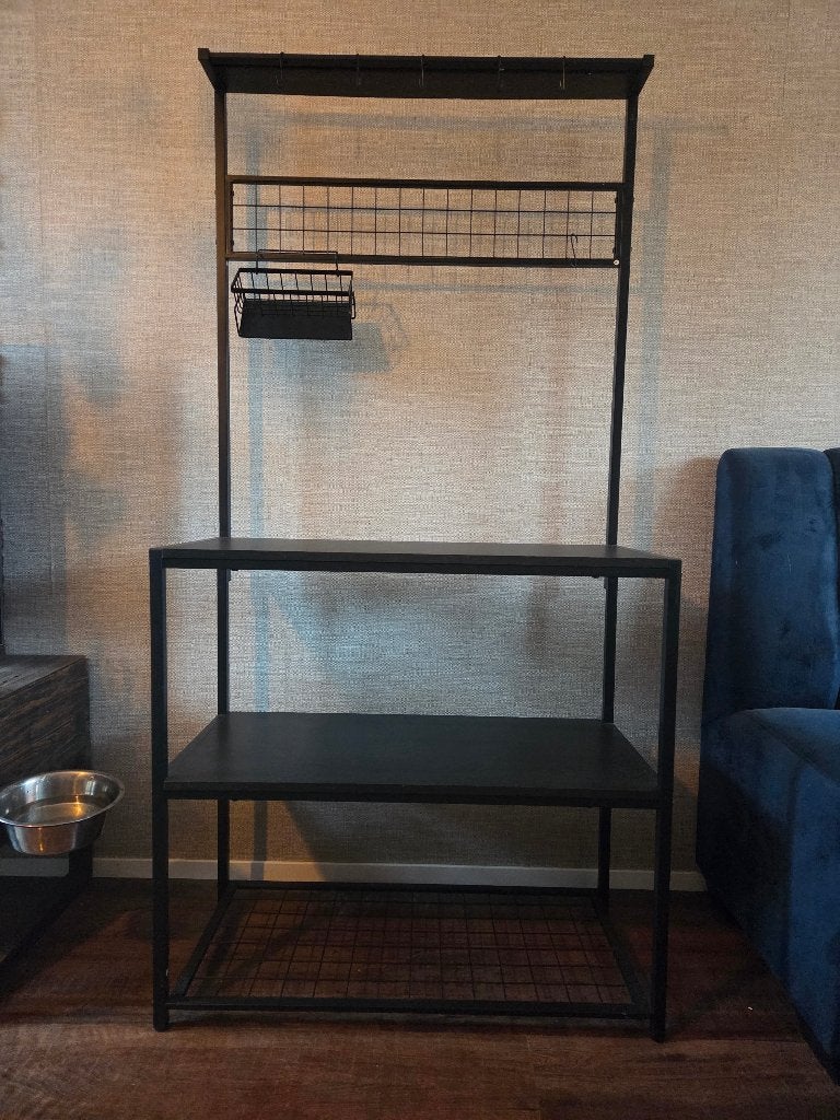 Keukenkast, keukenrek, stellingskast, koffietafeltje, Ophalen