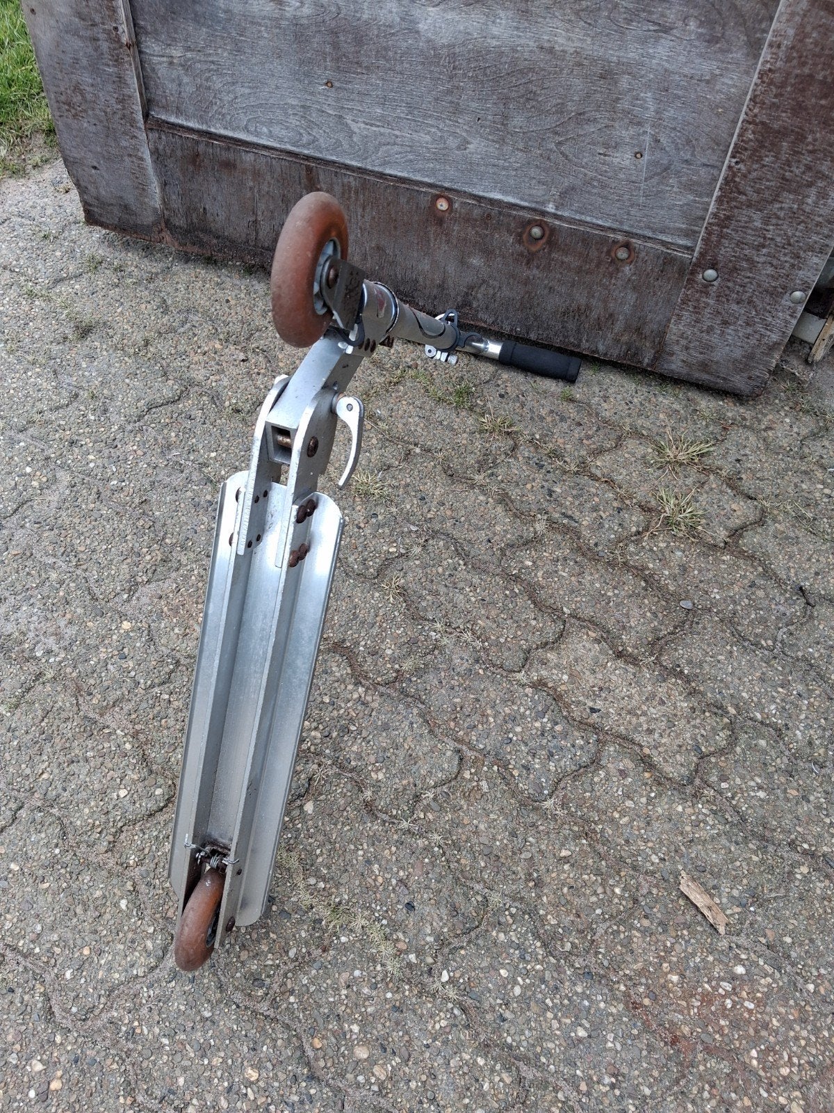 Step aluminium, Fietsen en Brommers, Steps, Ophalen, Gewone step