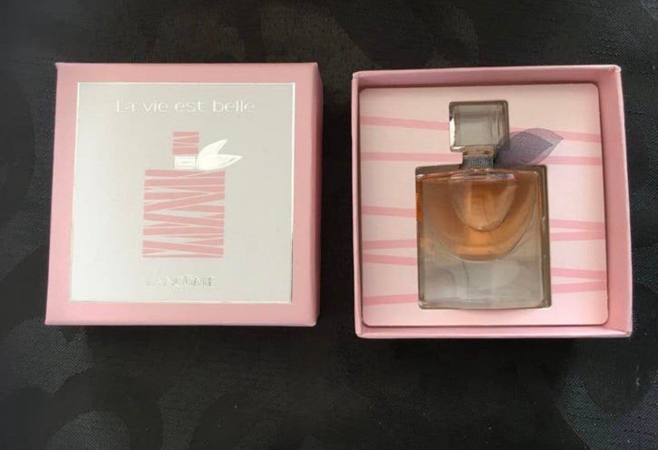 Luxe miniatuur La vie est Belle Lancome mooie doos, Verzenden, Zo goed als nieuw