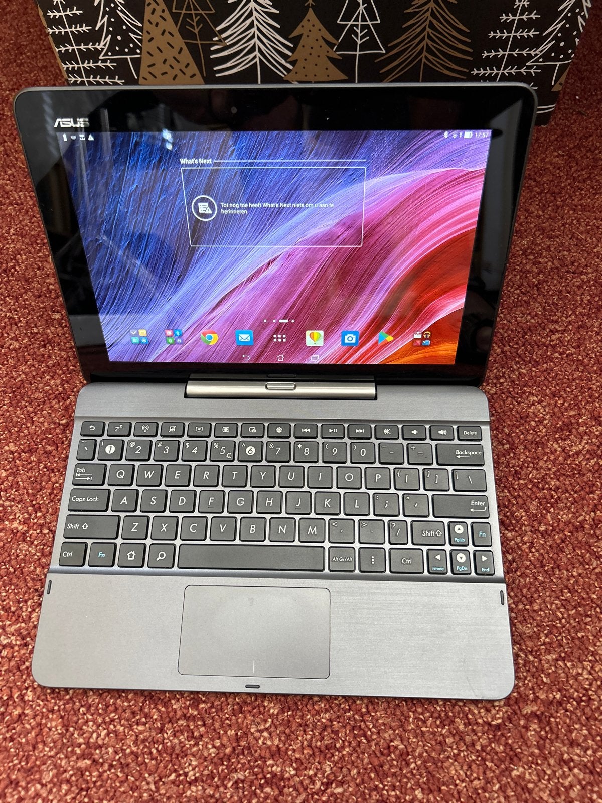 ASUS Transformer Pad met toetsenbord - Gebruikt, Computers en Software, Windows Laptops, Ophalen, Gebruikt, HDD, Qwerty