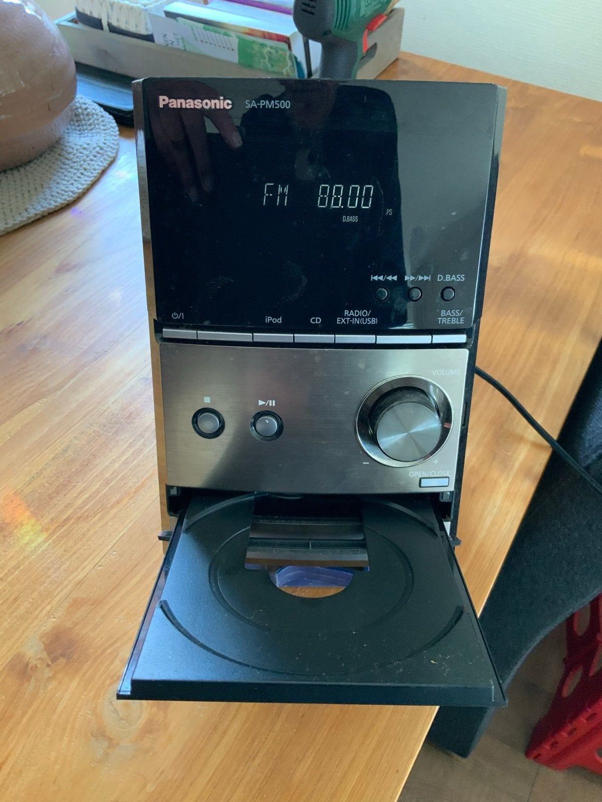 Panasonic SA-PM500 Microset met CD, Radio en iPod-dock, Overige merken, Gebruikt, Ophalen of Verzenden, Microset