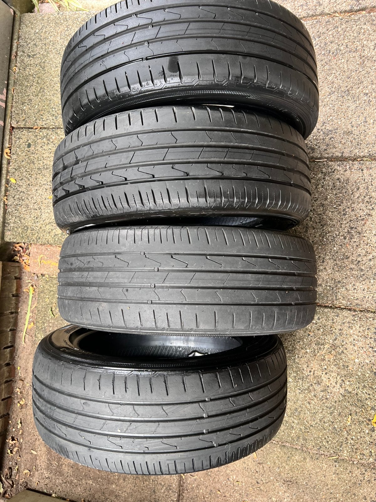 Set zomerbanden 185/55R15, Ophalen, Gebruikt, 15 inch, 185 mm