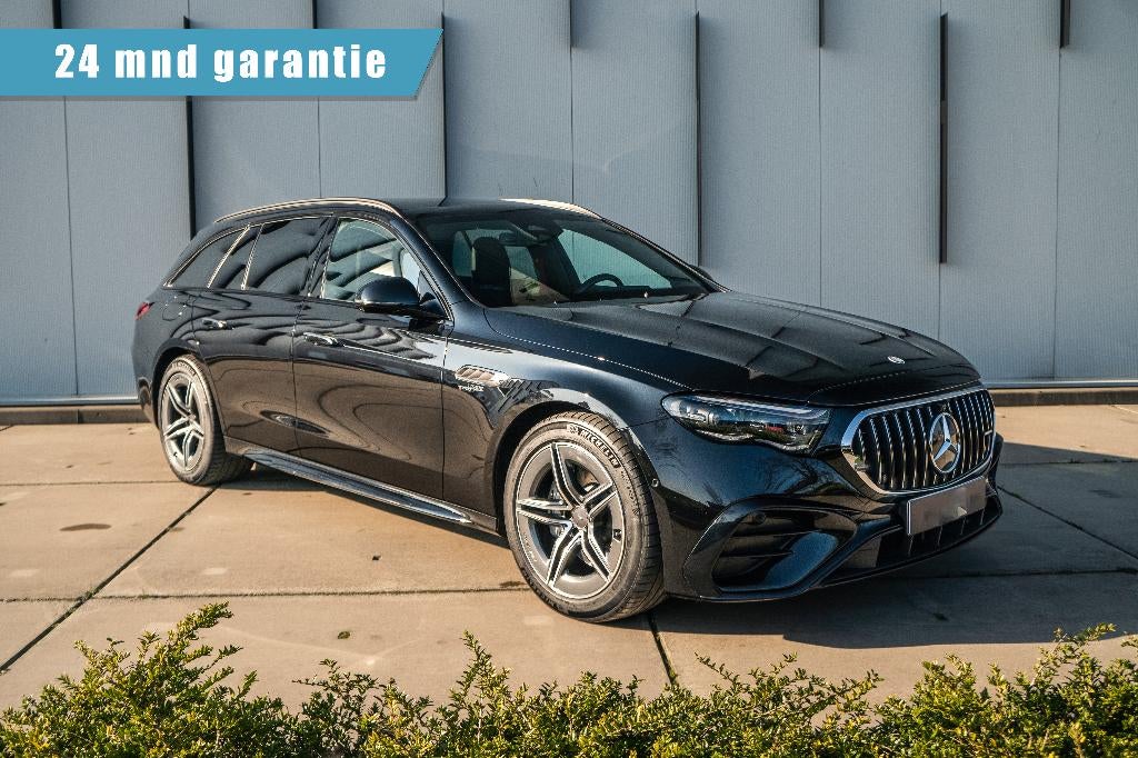Mercedes-Benz E53 AMG 4Matic+ | BTW | Garantie | Burmester4D, Auto's, Automaat, Zwart, Stationwagon, Vierwielaandrijving