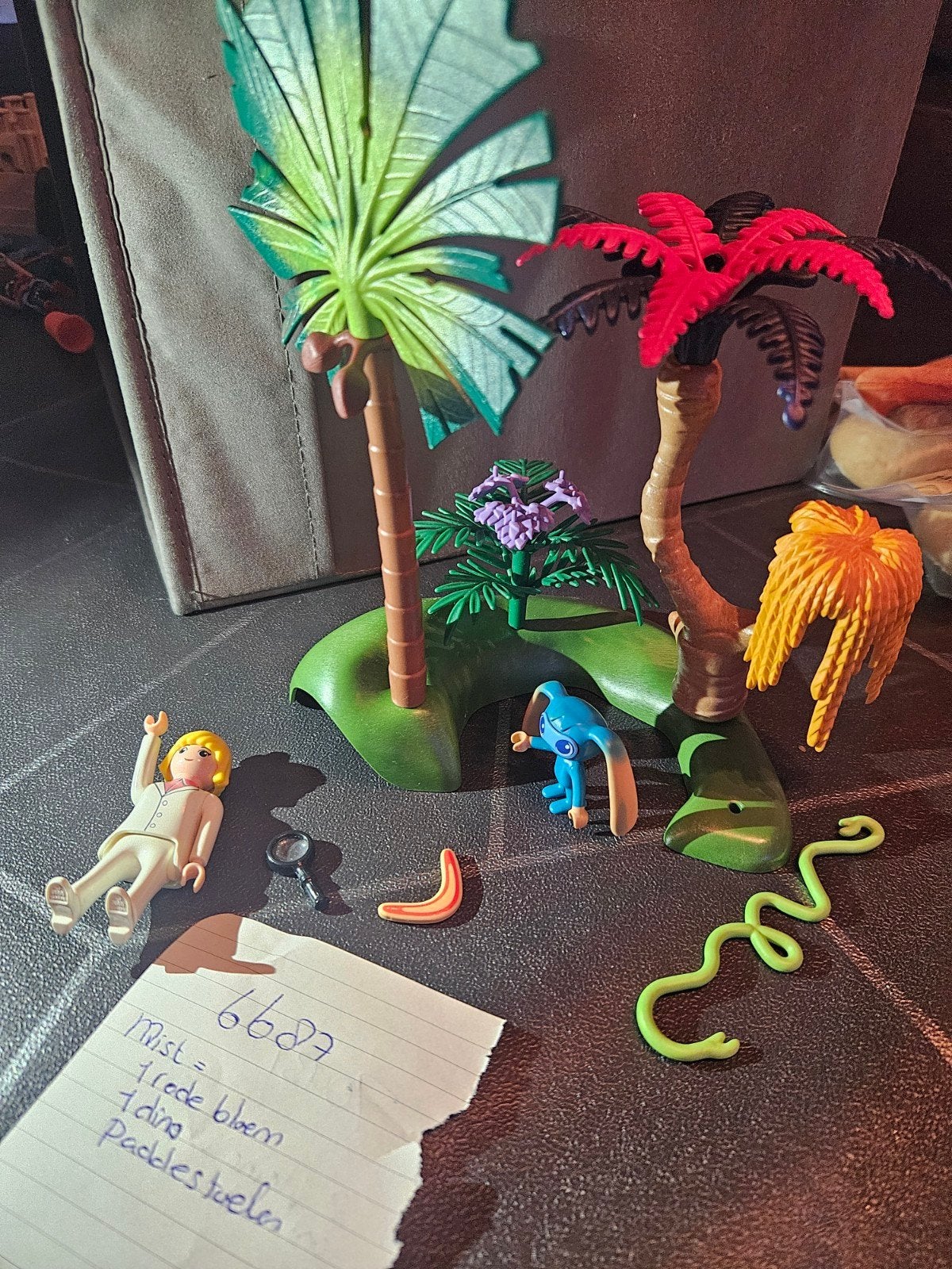 Playmobil verlaten wereld 6687, Ophalen