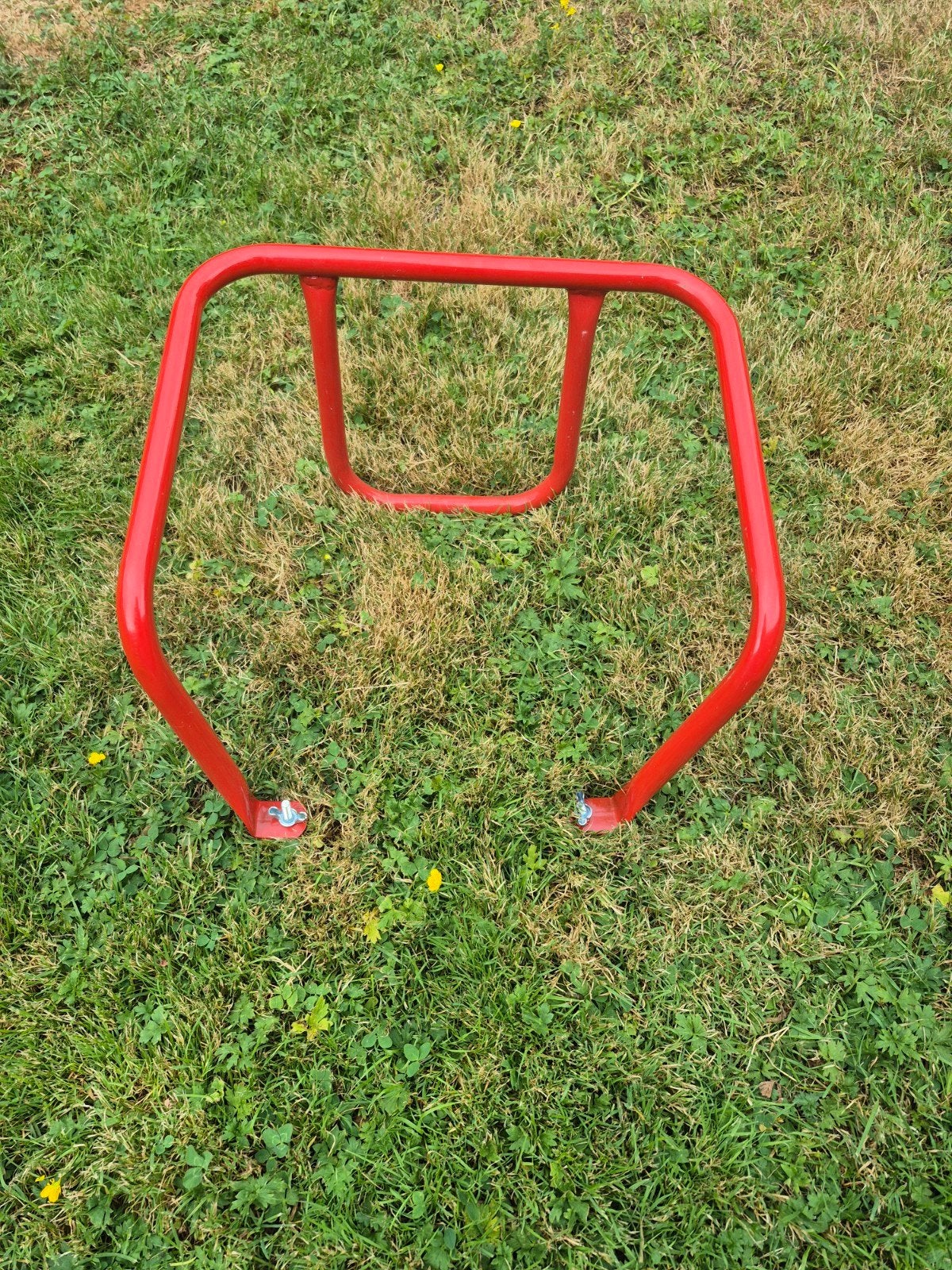 rood metalen rugleuning voor slee, Ophalen, Rugleuning, Gebruikt