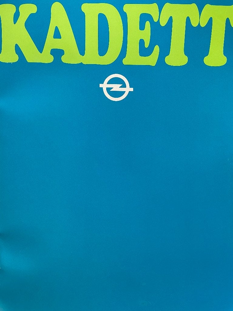 Folder van Opel Kadett, 1979, Ophalen of Verzenden, Nieuw, Opel