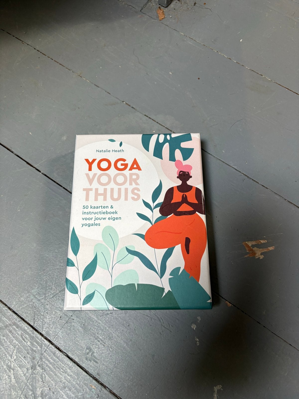 Yoga Voor Thuis - 50 kaarten & instructieboek, Ophalen of Verzenden, Zo goed als nieuw, Yoga-accessoire