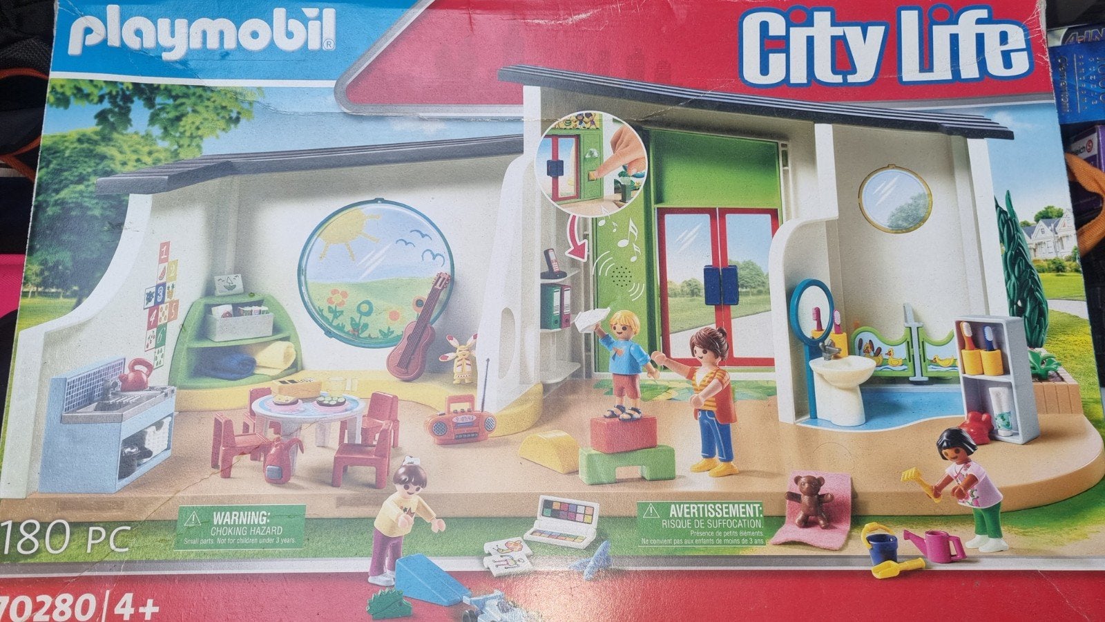 Playmobil City Life Kinderdagverblijf 70280, Gebouw, Complete set, Ophalen of Verzenden, Zo goed als nieuw