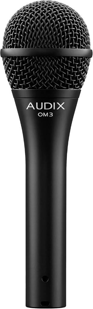 2x Audix OM3 Professionele Dynamische Zangmicrofoons, Gebruikt, Audix, Ophalen of Verzenden, Zangmicrofoon