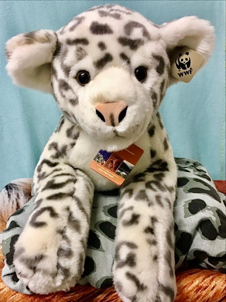 WWF WNF knuffel Sneeuwluipaard ( ruilen ), Kinderen en Baby's, Speelgoed | Knuffels en Pluche, Ophalen, Overige typen, Nieuw, Met label