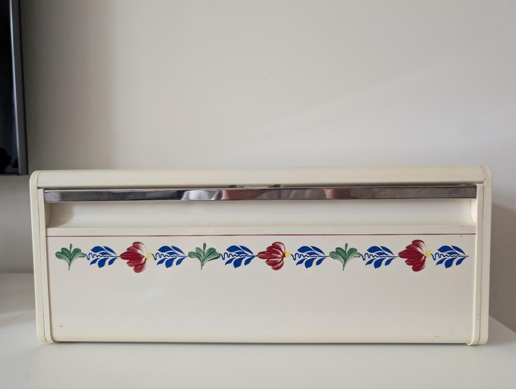 Brabantia Villeroy & Boch Boerenbont Wandbroodtrommel, Ophalen of Verzenden, Gebruikt
