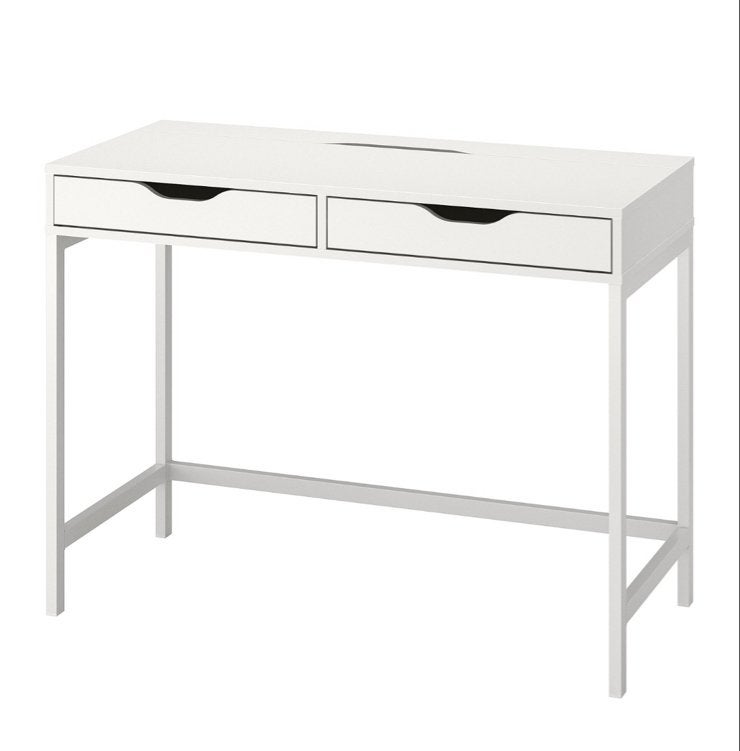 IKEA Alex bureau Wit met 2 Lades - Compact en Modern, Ophalen, Gebruikt, Met lades, Spaanplaat of MDF