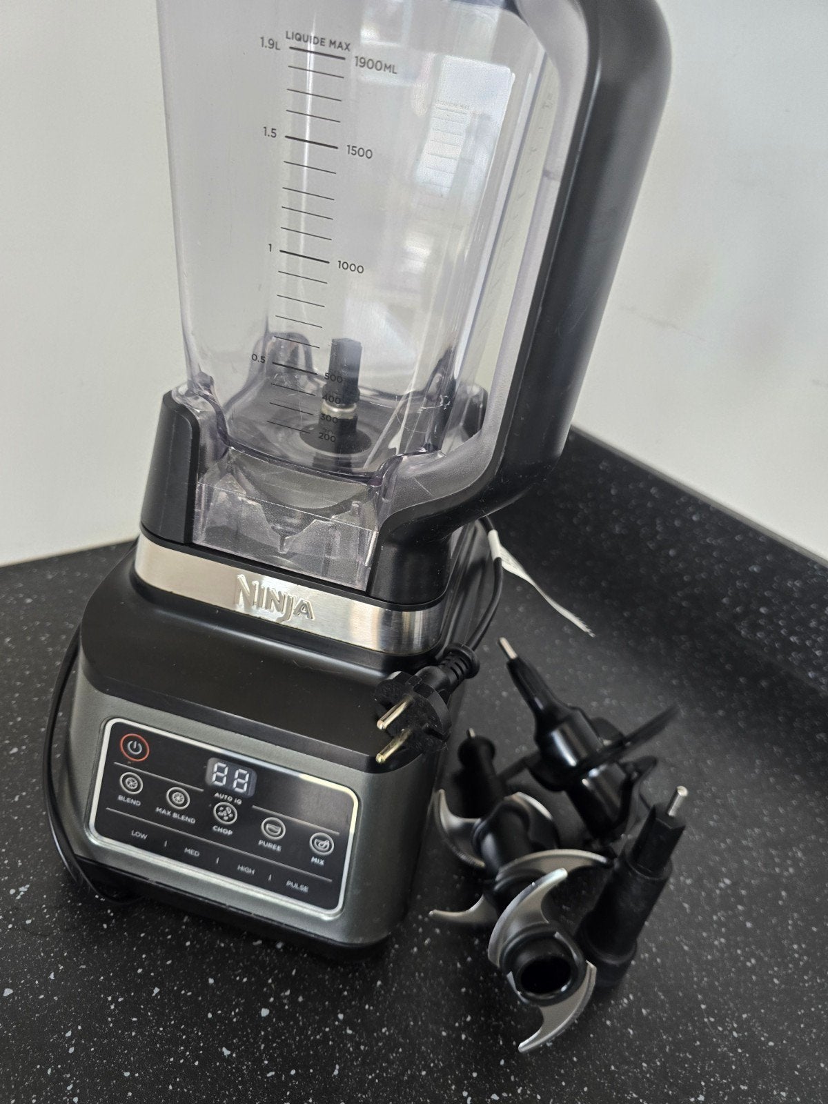 Ninja Blender met Auto-iQ Technologie en Diverse Messen, Ophalen of Verzenden, Zo goed als nieuw, Blender