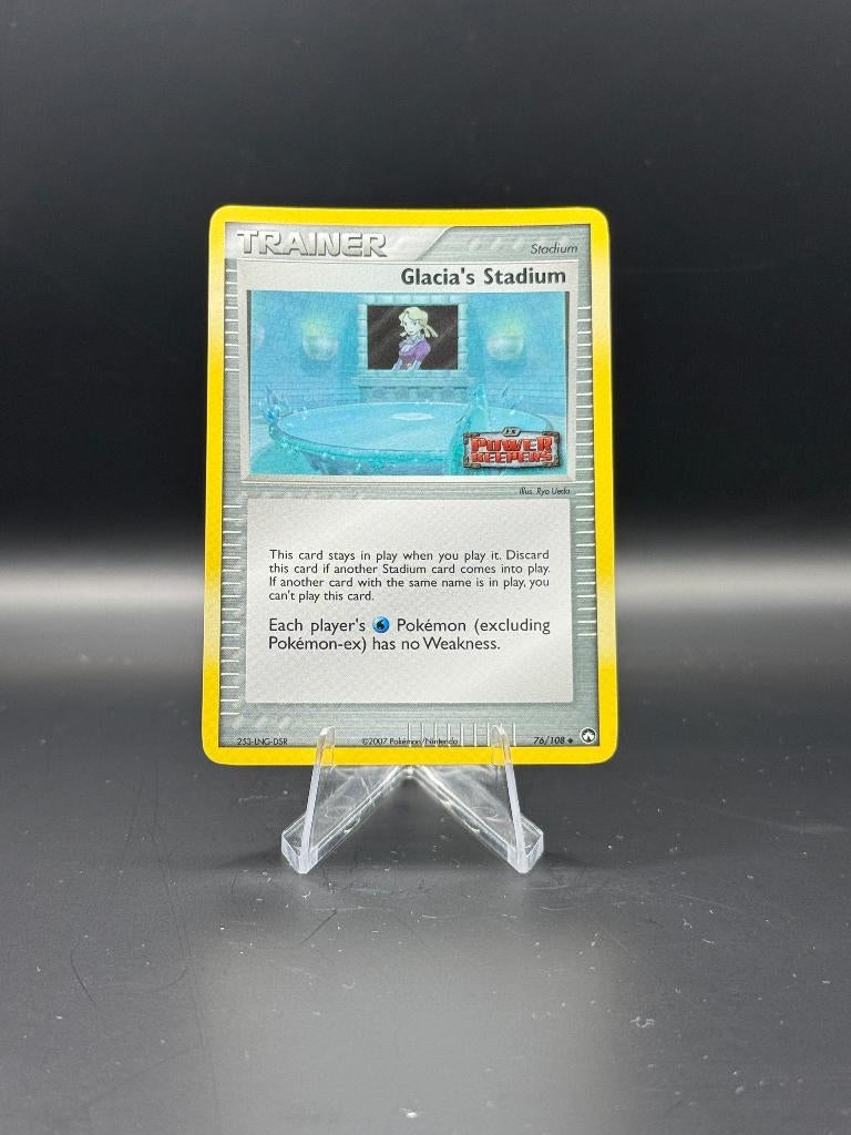 Glacia's Stadium Stamped	76/108	Engels	NM | Pokemon, Ophalen of Verzenden, Nieuw, Losse kaart, Foil